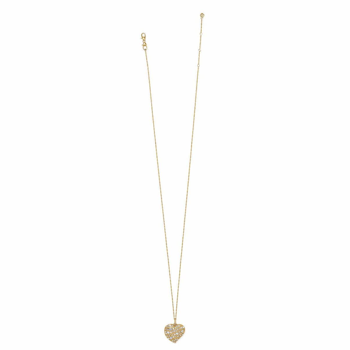 [Brighton] Trust Your Journey Golden Heart Necklace main image 0