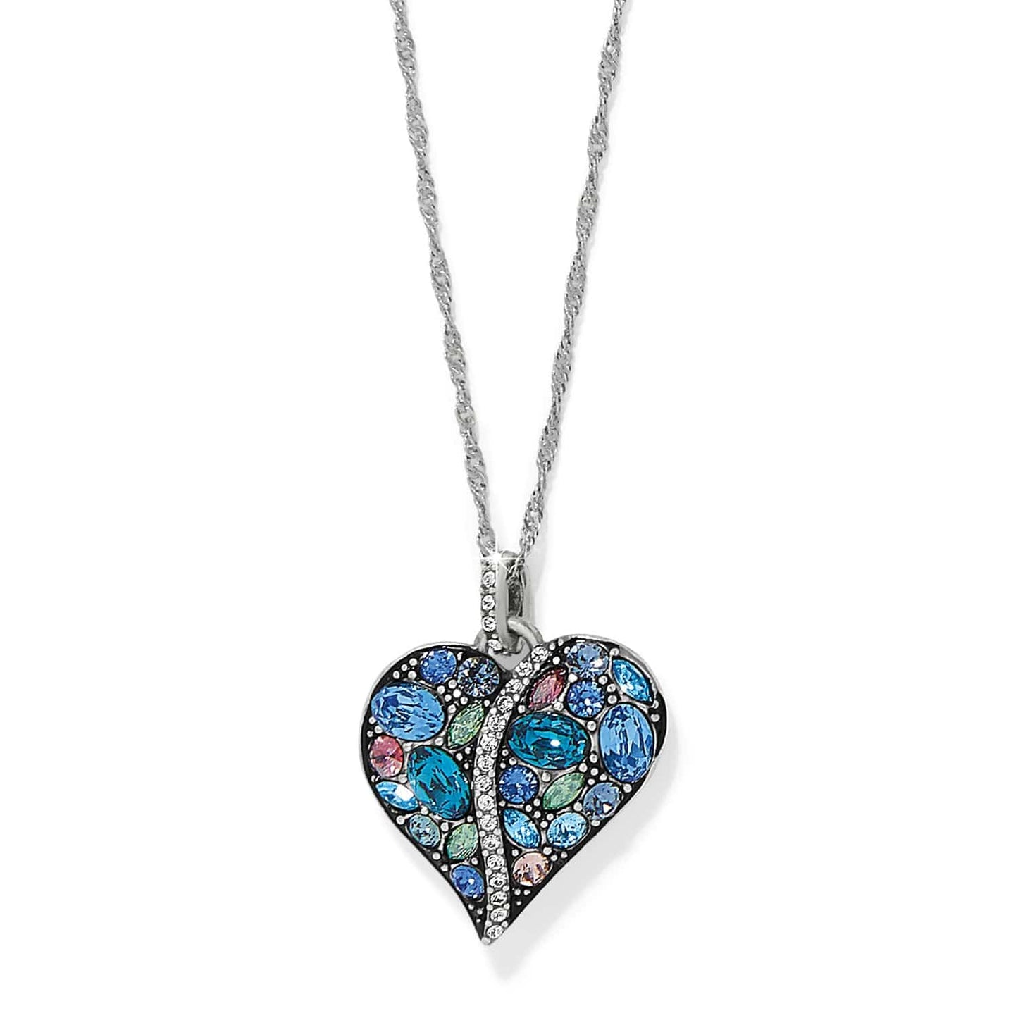 Trust Your Journey Heart Necklace Brighton - Main Image