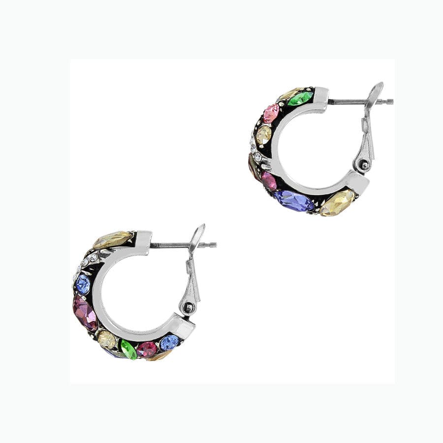 Trust Your Journey Hoop Earrings silver-pastel-multi 2