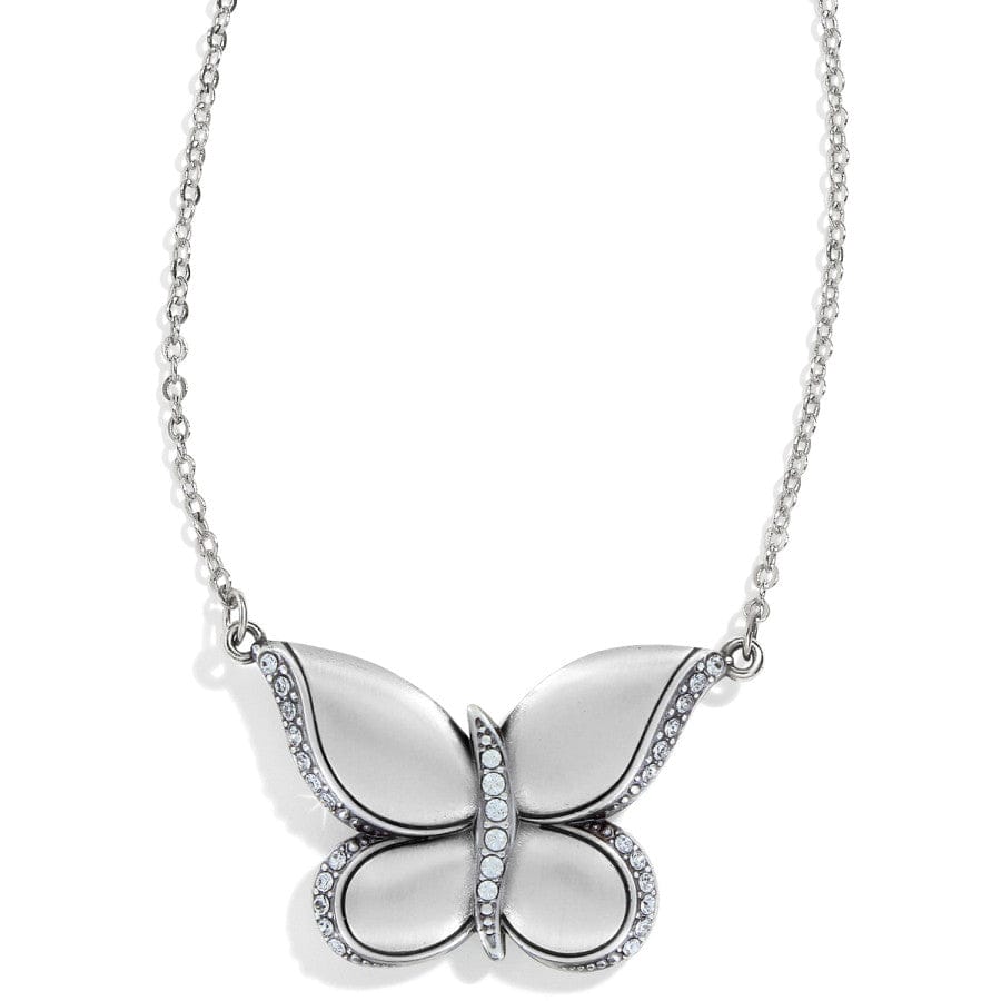 Trust Your Journey Reversible Butterfly Necklace silver-pastel-multi 2