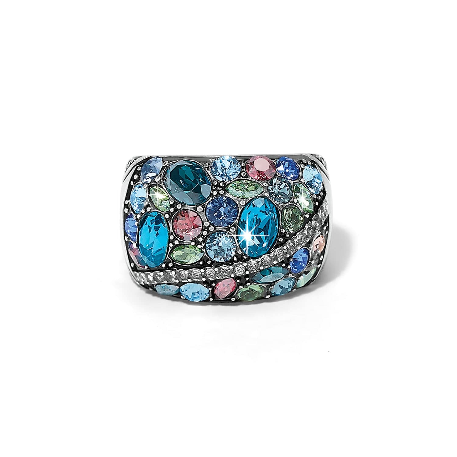 Trust Your Journey Ring silver-blues 4