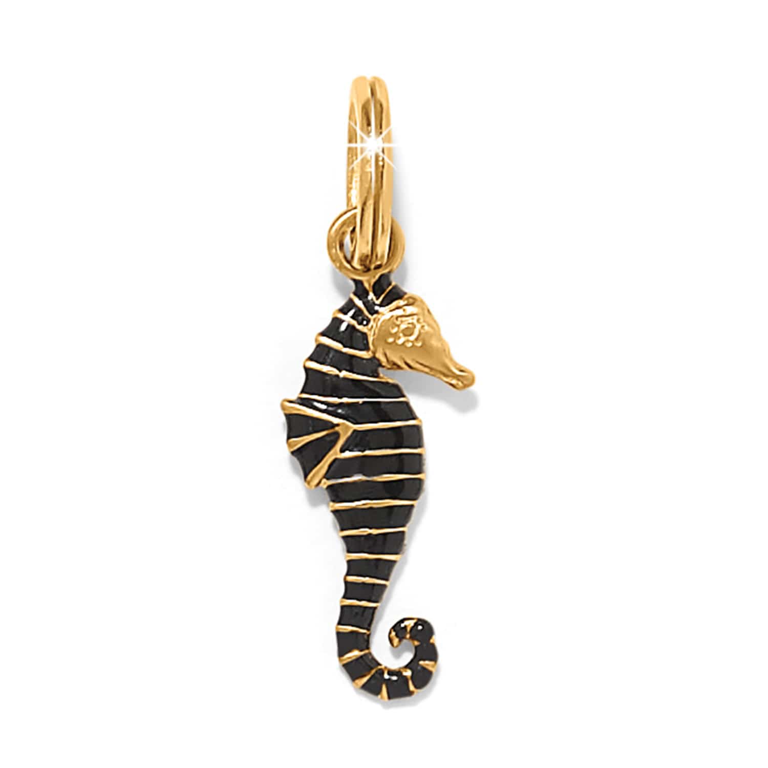 Twilight Waters Sea Horse Charm gold 2