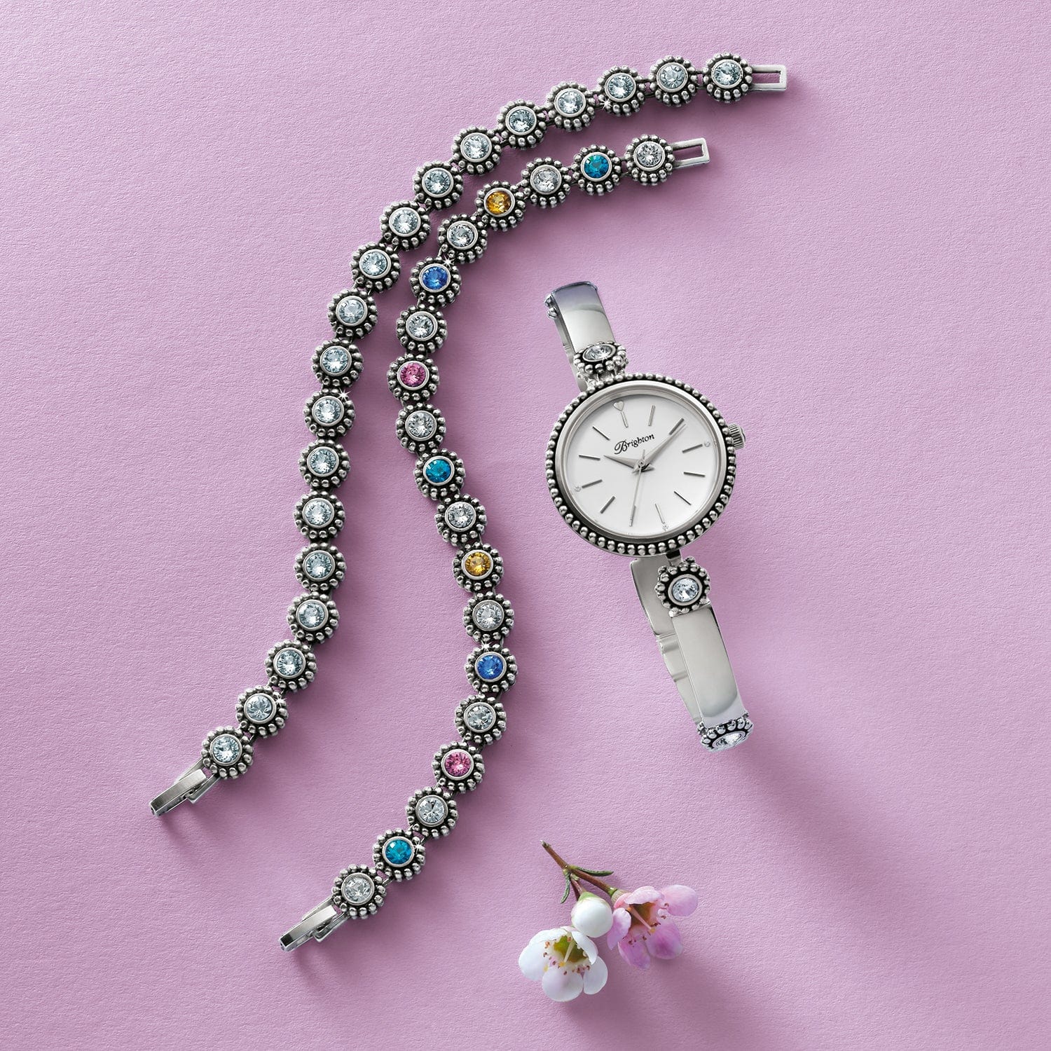 Twinkle Link Bracelet silver-multi 8