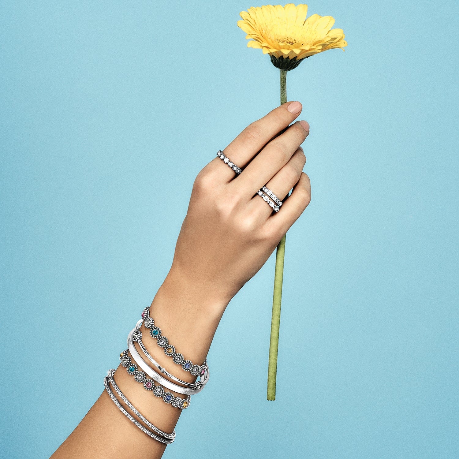 Twinkle Link Bracelet silver-multi 10