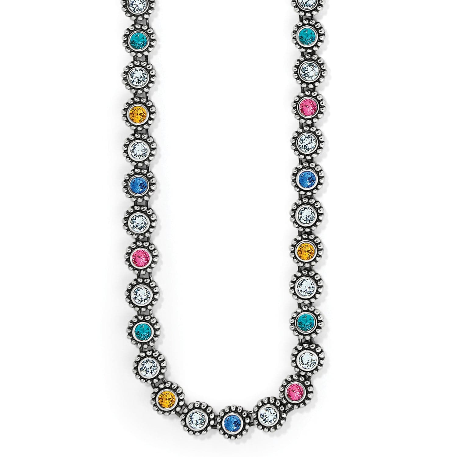 Twinkle Link Necklace silver-multi 9