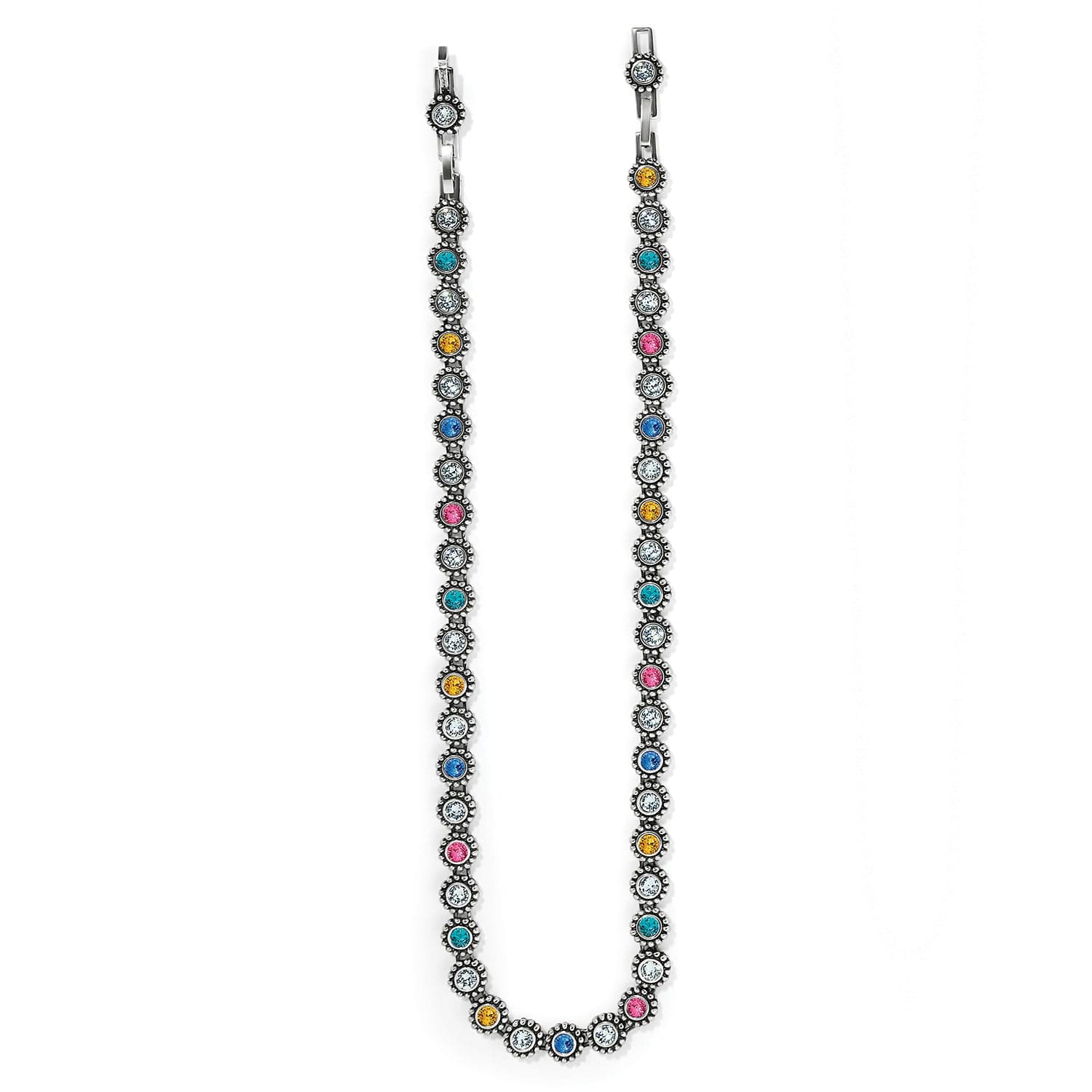 Twinkle Link Necklace silver-multi 10