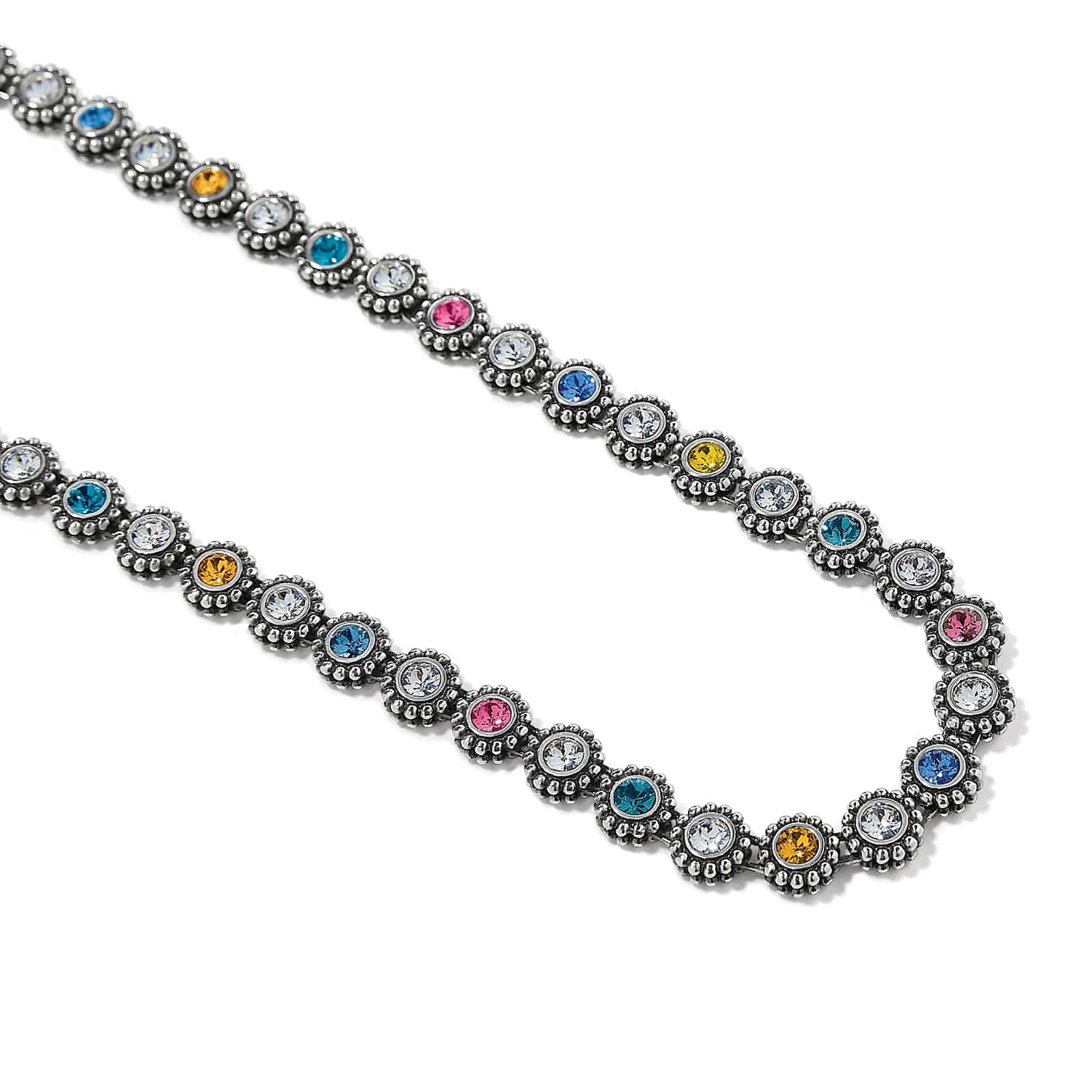 Twinkle Link Necklace silver-multi 11