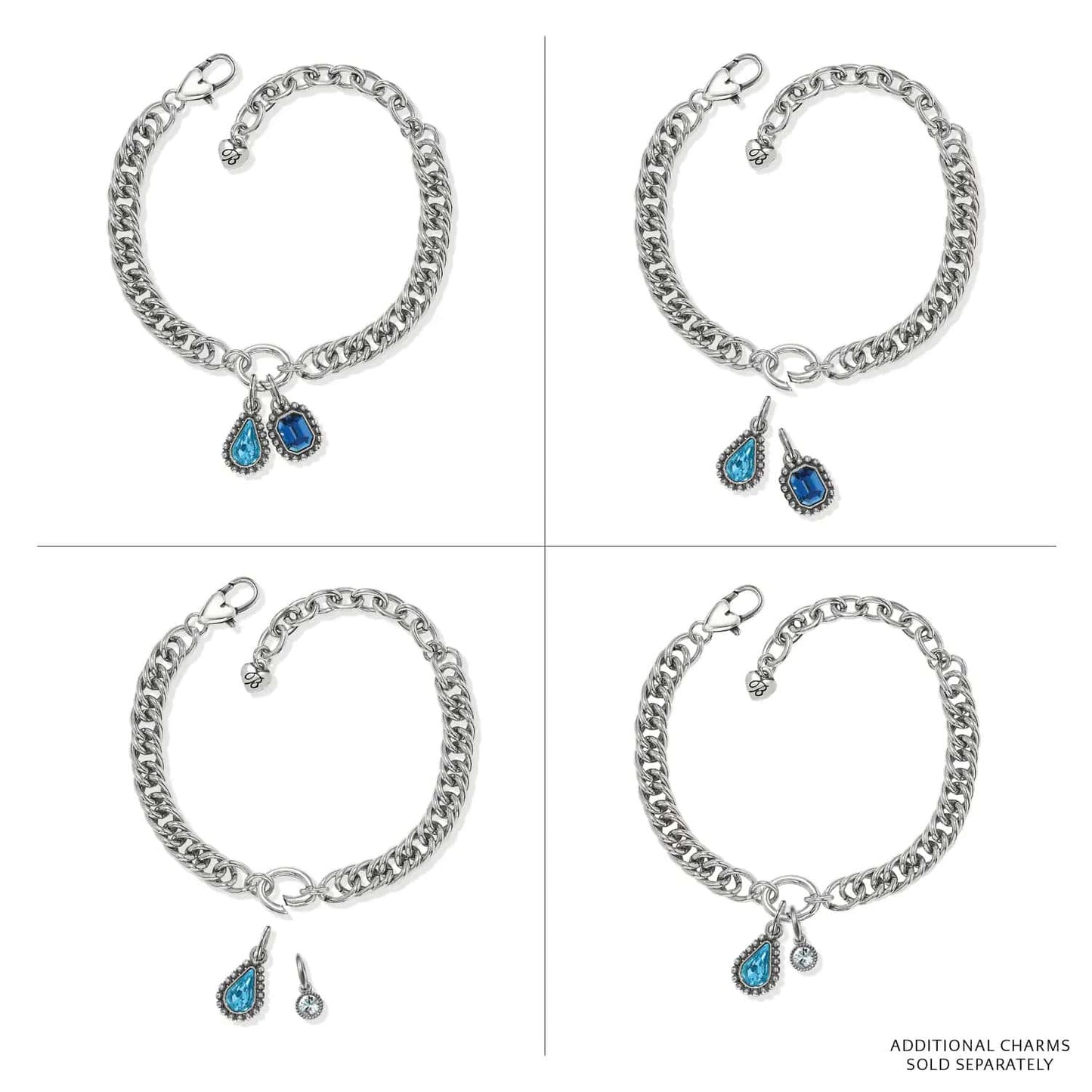 Twinkle Luxe Charm Link Bracelet