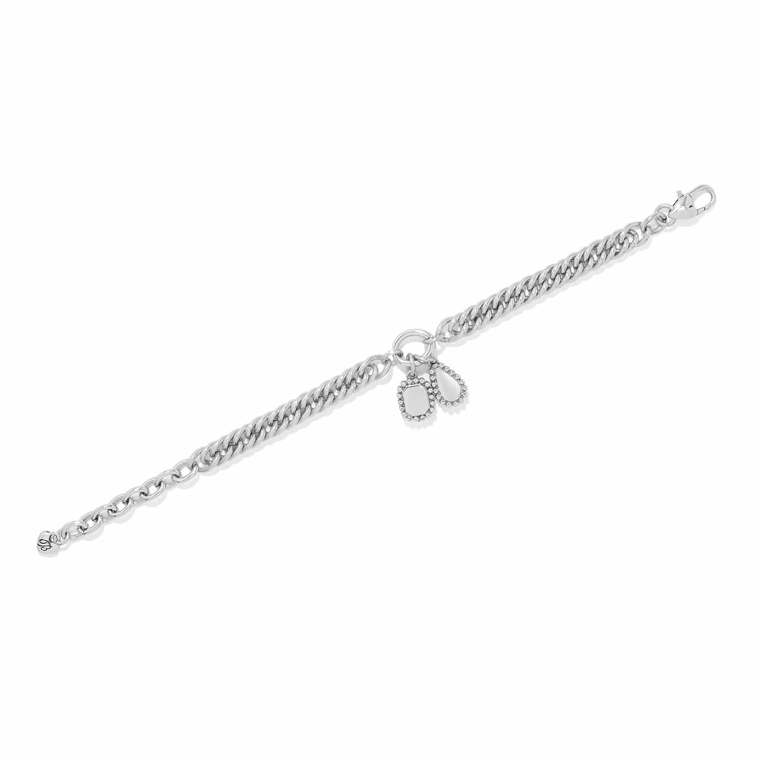 Twinkle Luxe Charm Link Bracelet silver 2