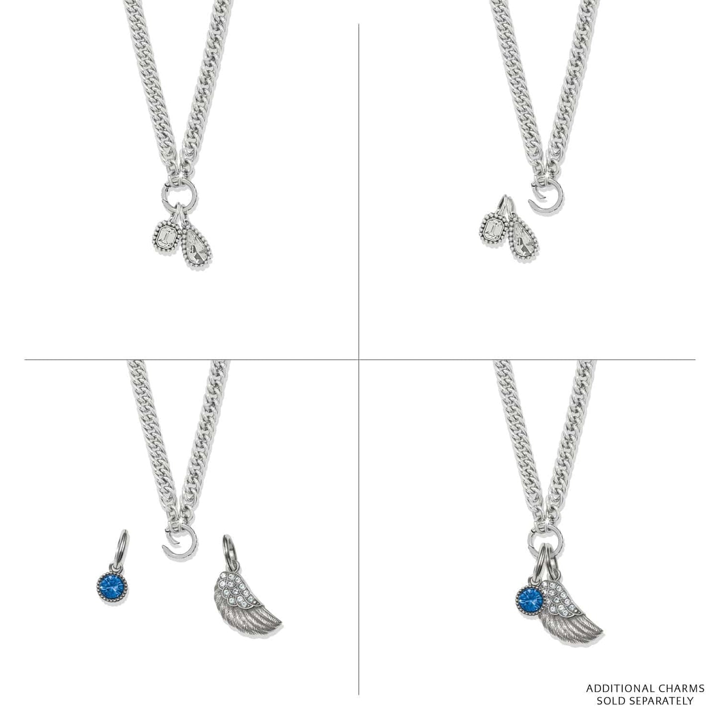Twinkle Luxe Charm Link Necklace
