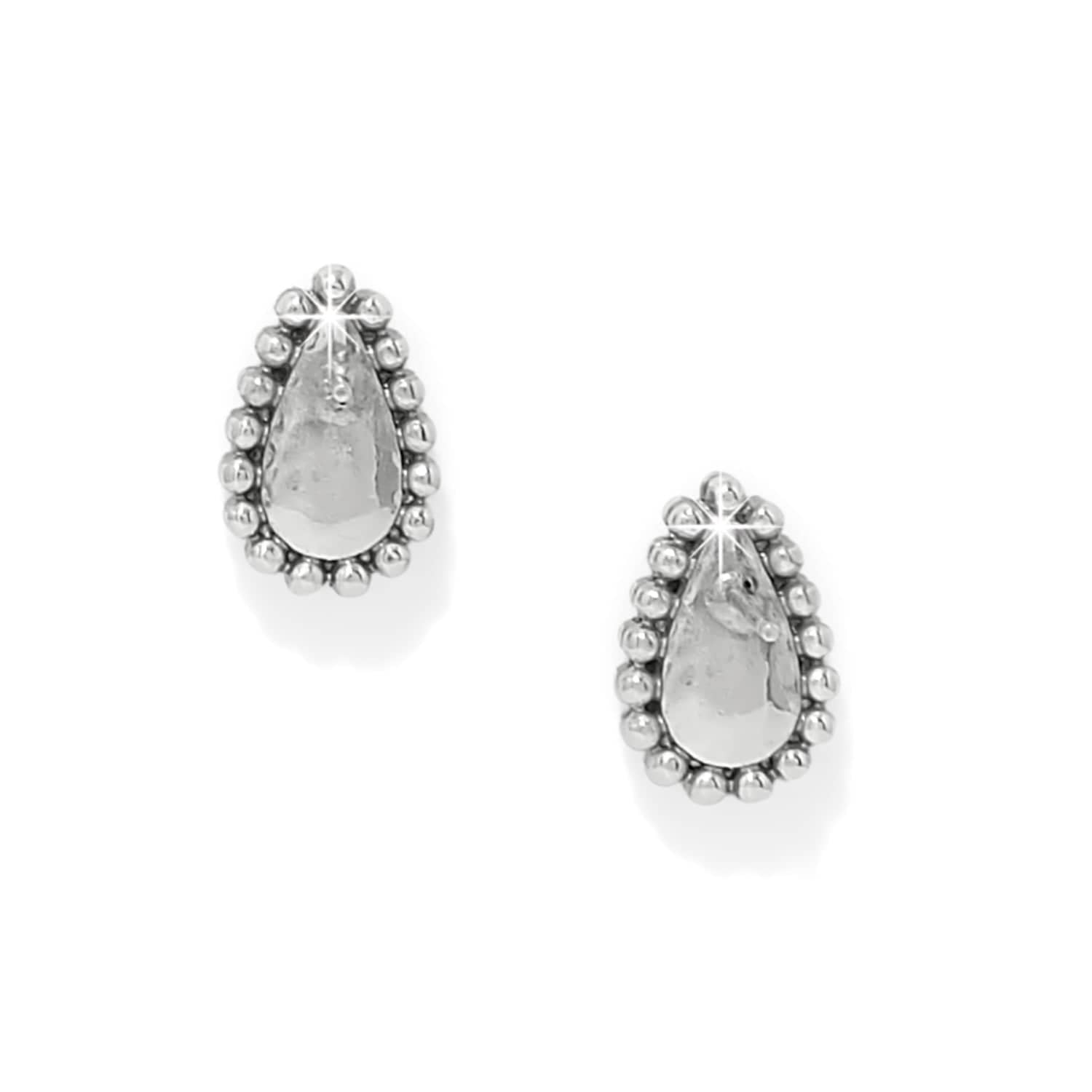 Twinkle Luxe Teardrop Post Earrings silver 2