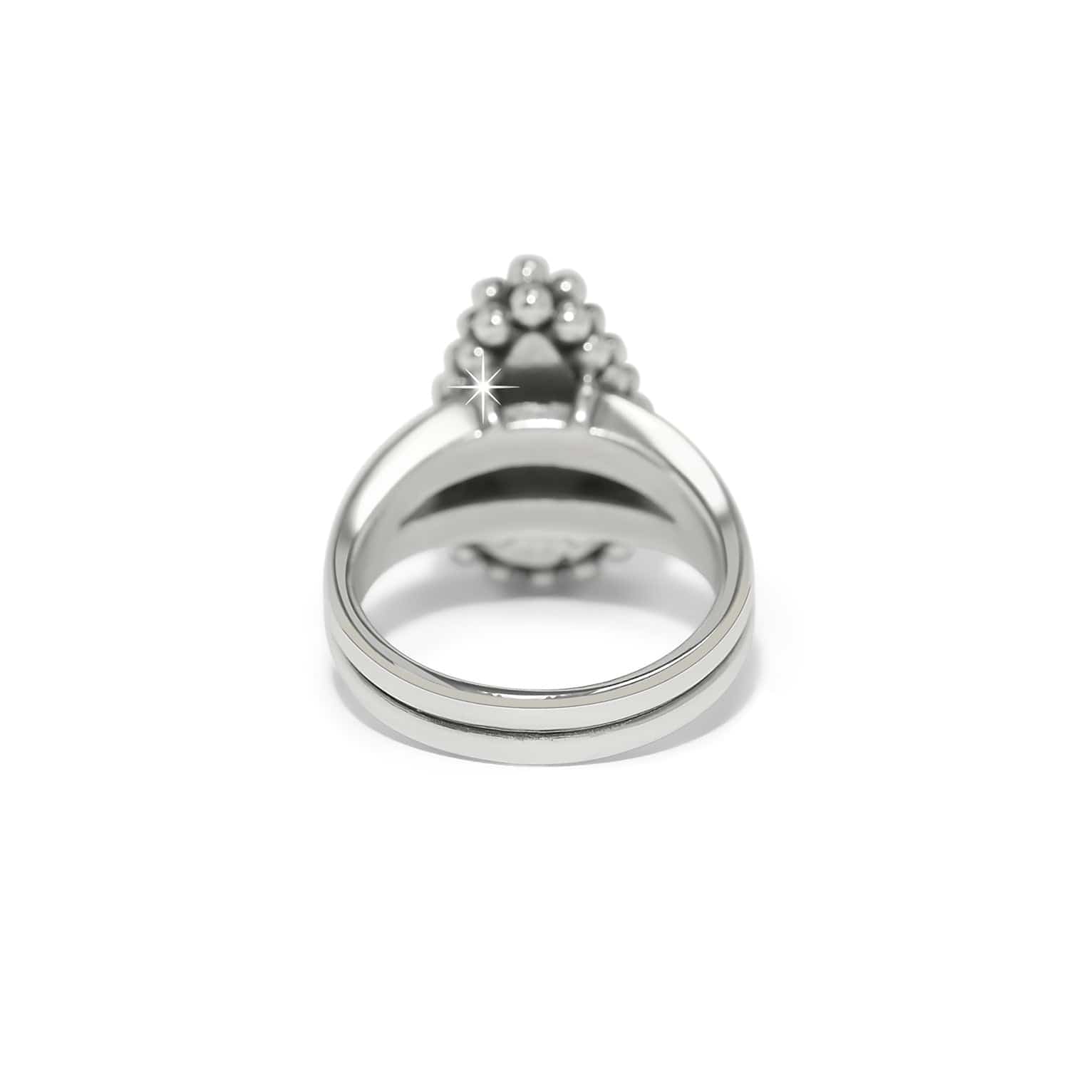 Twinkle Luxe Teardrop Ring silver 2