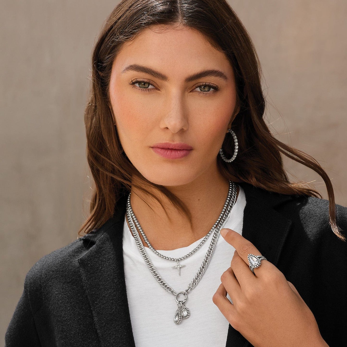 Twinkle Luxe Teardrop Ring