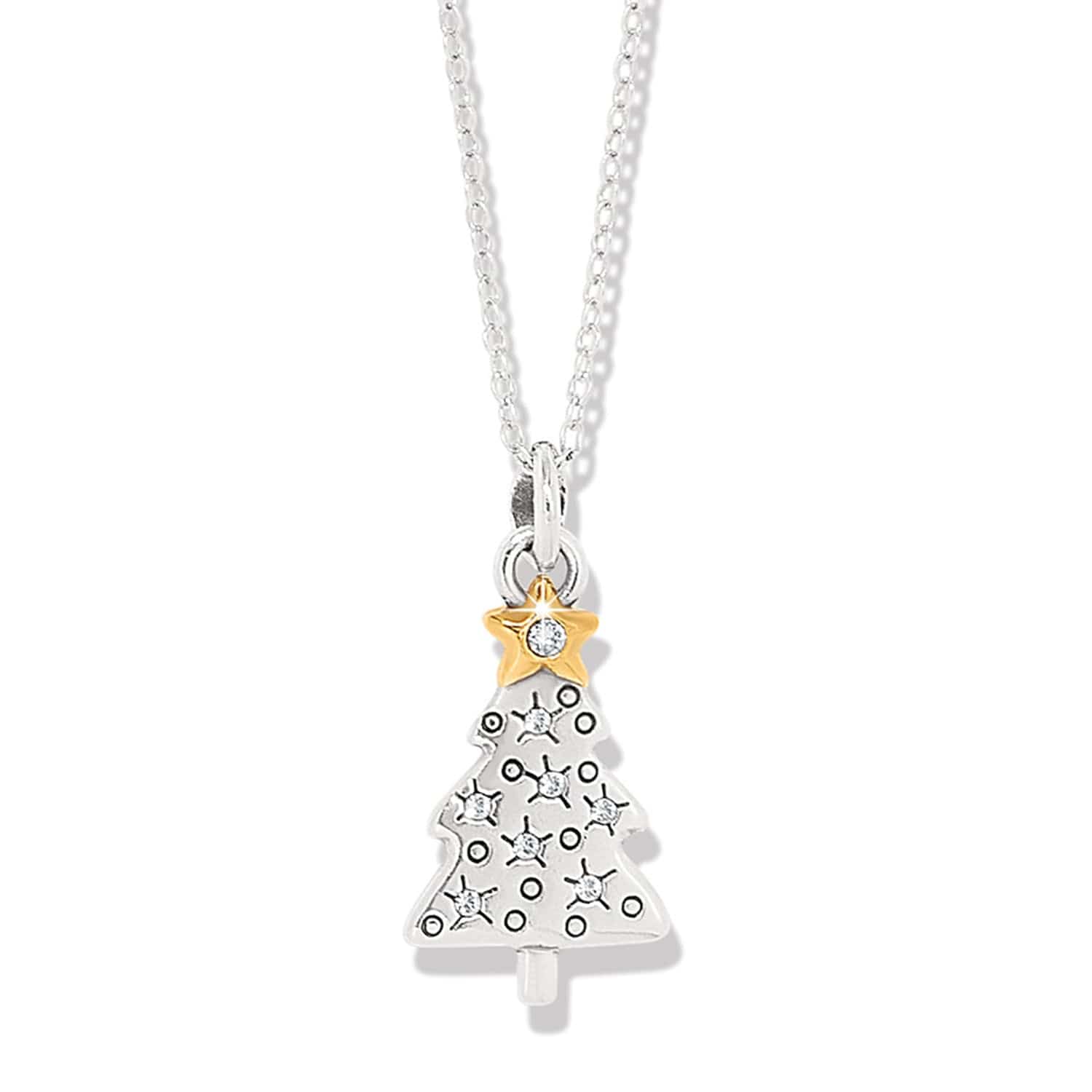 Twinkle Tree Necklace silver-gold 1