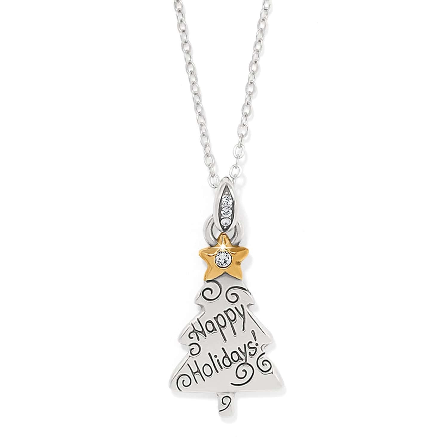 Twinkle Tree Necklace silver-gold 2