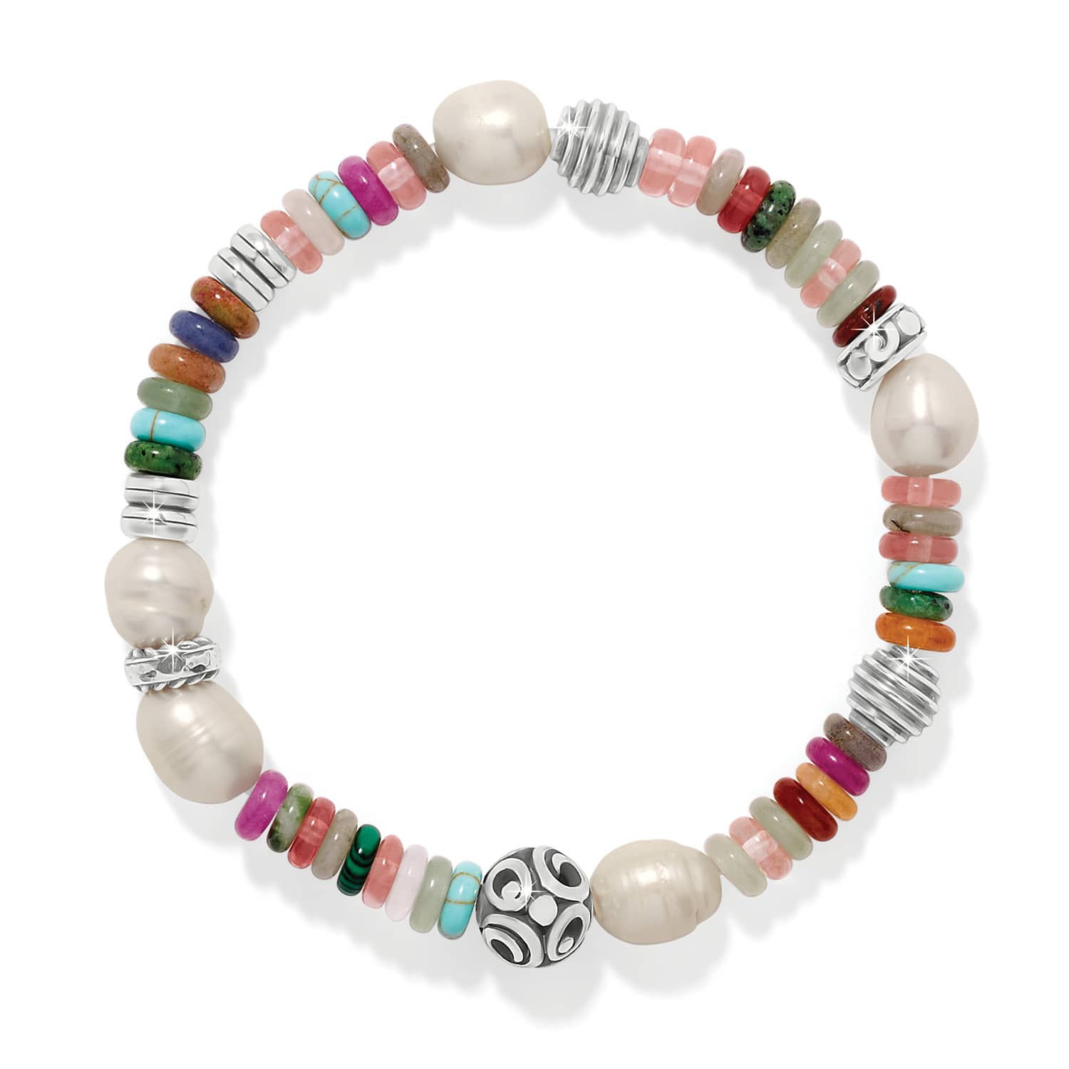 Vertigo Hues Stretch Bracelet silver-multi 1