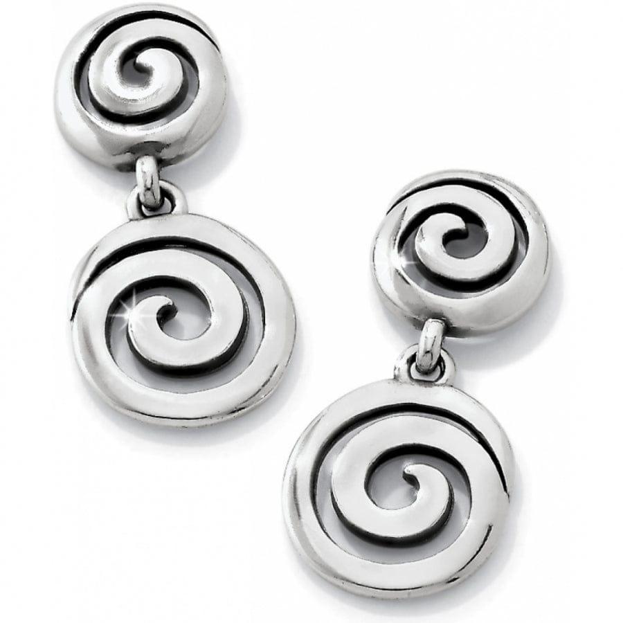 Vertigo Post Drop Earrings silver 1