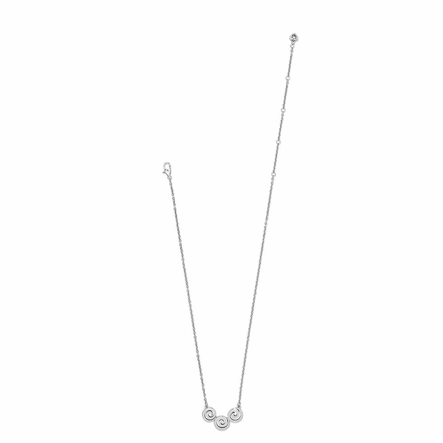 Vertigo Spiral Trio Necklace silver 2