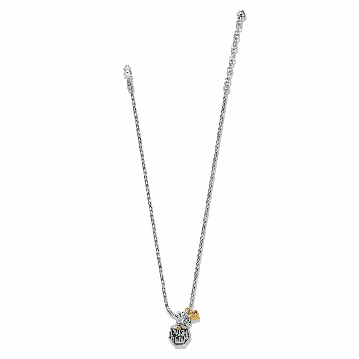 Viva Laugh Necklace silver-gold 3