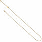 Brighton gold-tone chain necklace with small heart station accent and lobster clasp on a white background