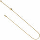 Brighton gold-tone chain necklace with small heart station accent and lobster clasp closure on a white background