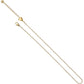 Brighton chain necklace with gold-tone finish, heart accent, and lobster clasp closure on a white background
