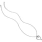 Brighton pendant necklace with silver-plated heart charm and thin chain with adjustable clasp on a white background