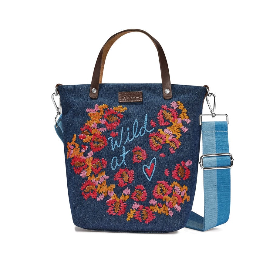 Wild At Heart Embroidered Medium Messenger Bag multi 1