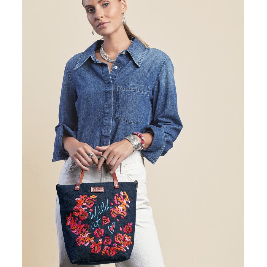 Wild At Heart Embroidered Medium Messenger Bag multi 5