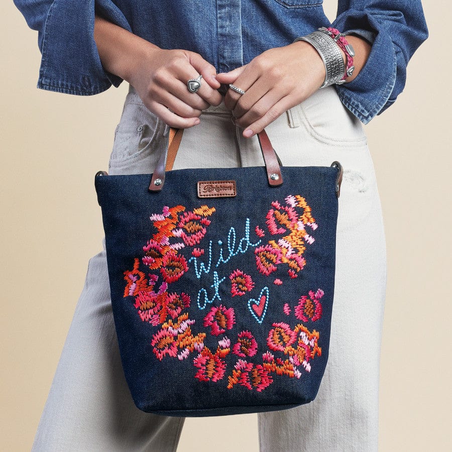 Wild At Heart Embroidered Medium Messenger Bag multi 6