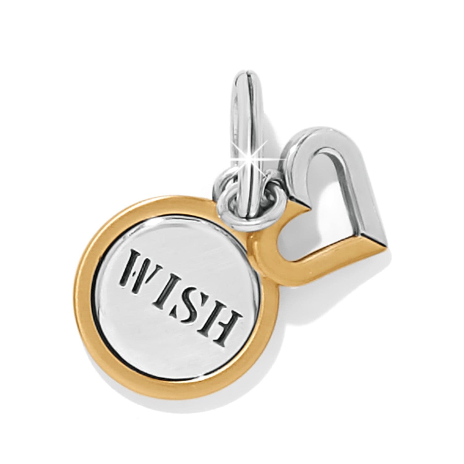 Wish Big Charm silver-gold 1