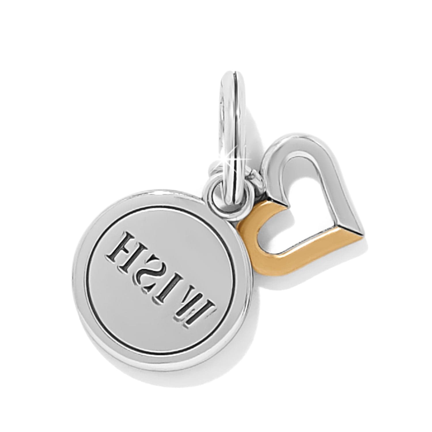 Wish Big Charm silver-gold 2