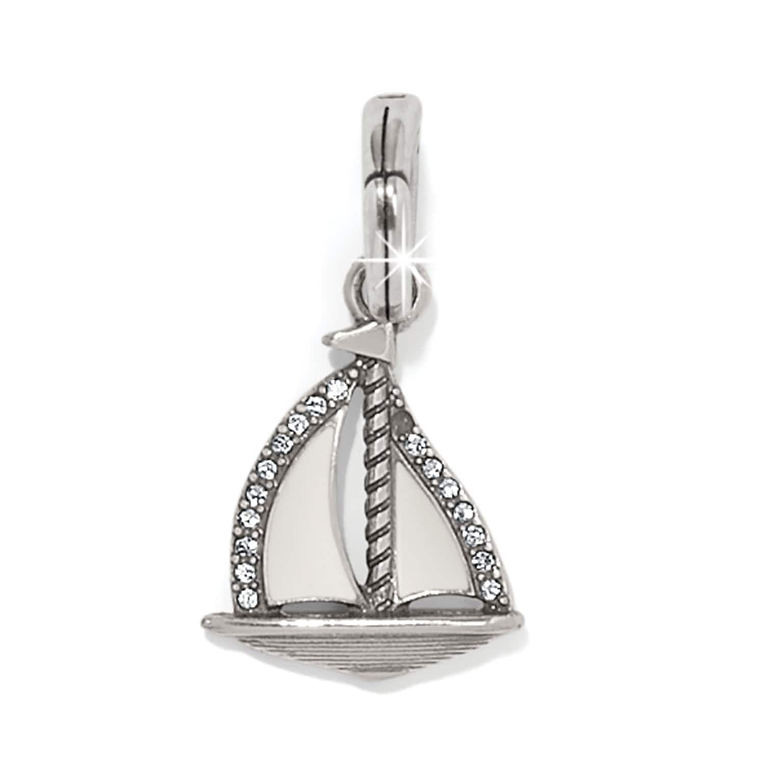 Yacht Club Boat Charm silver-blue 1