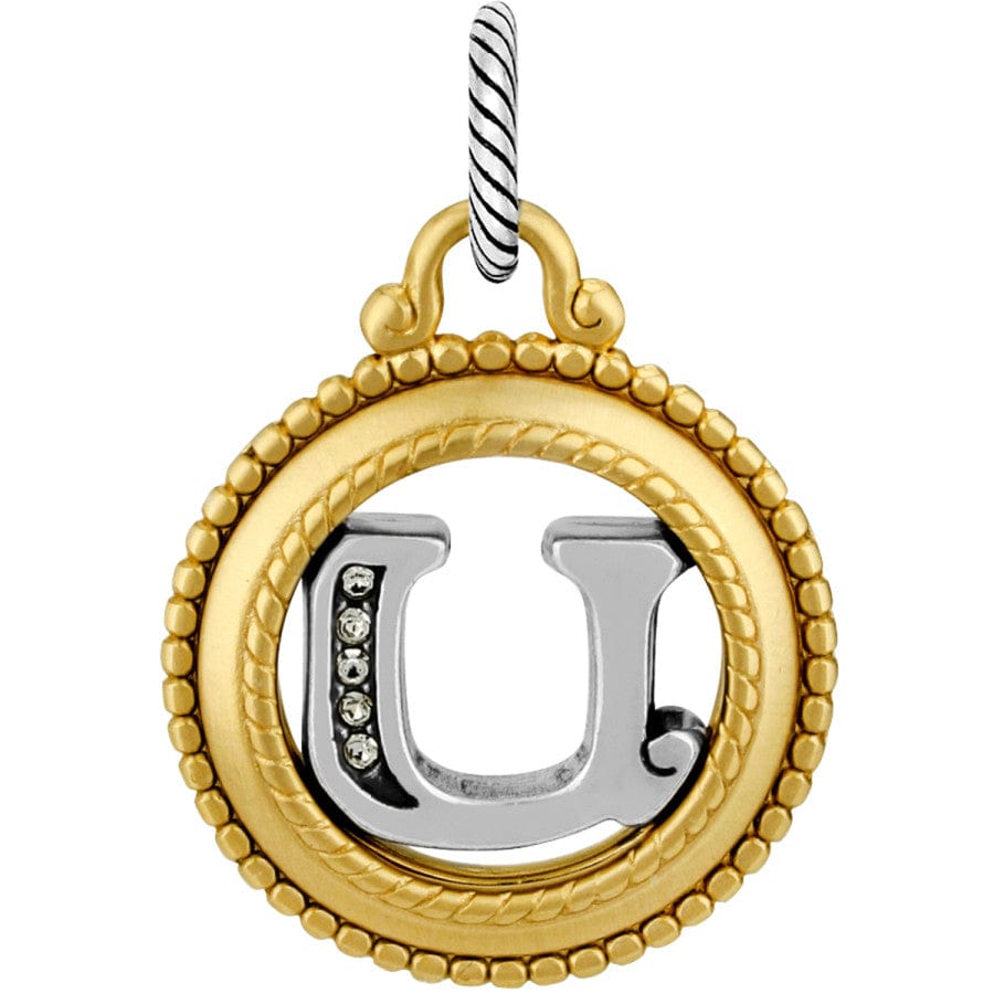 ABC Monogram Charm silver-gold 7