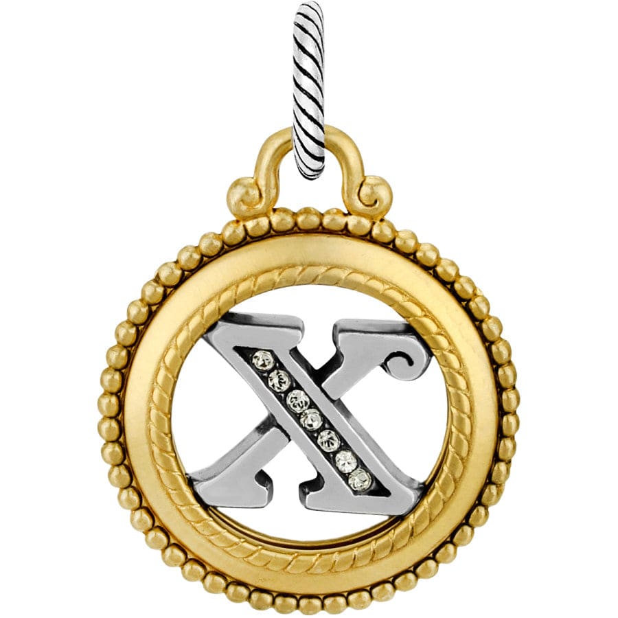 ABC Monogram Charm silver-gold 10