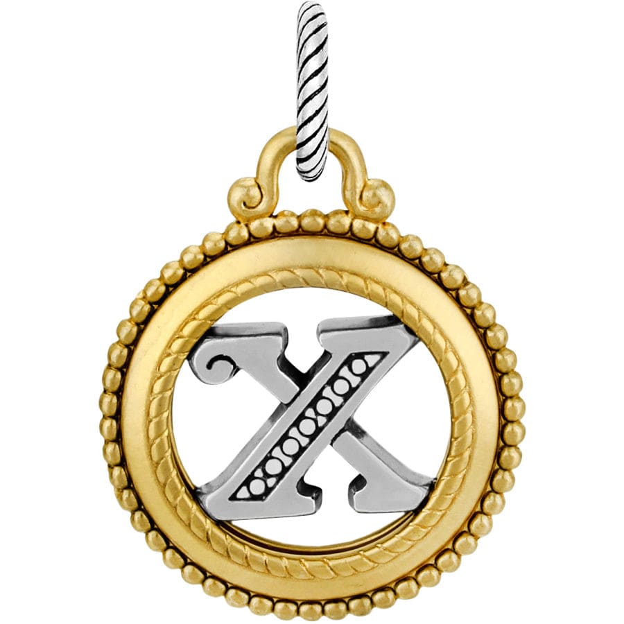 ABC Monogram Charm silver-gold 12