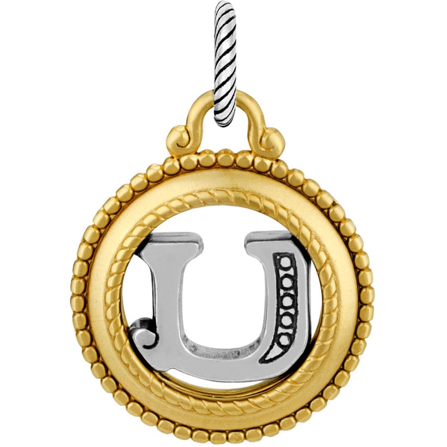 ABC Monogram Charm silver-gold 9