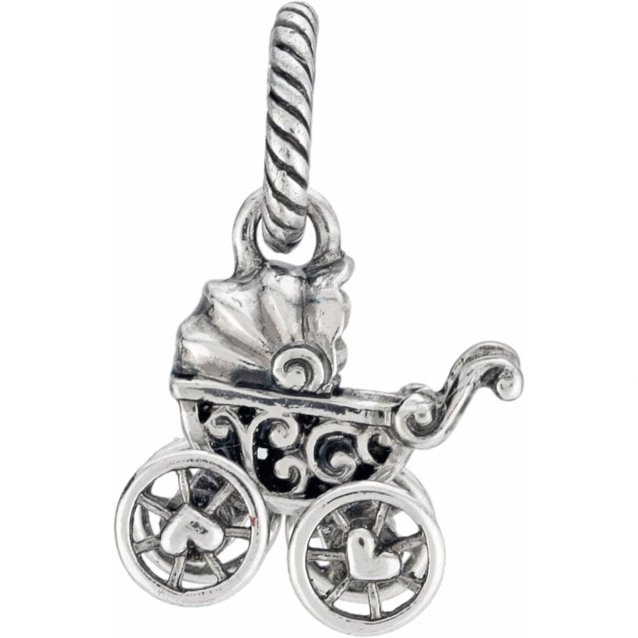 ABC Sweet Pea Stroller Charm silver 1