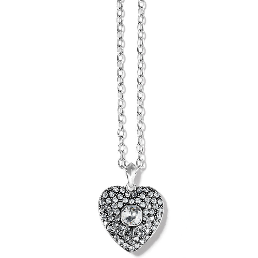 Adela Heart Convertible Necklace silver 1