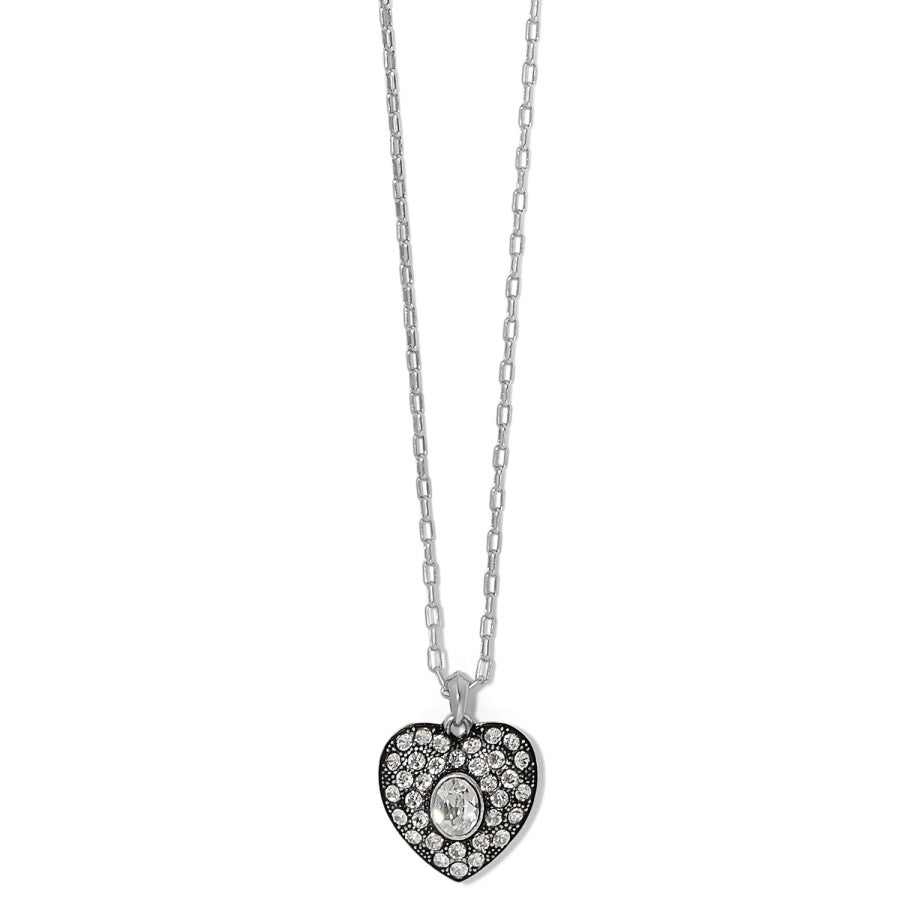 Adela Heart Mini Necklace silver 2