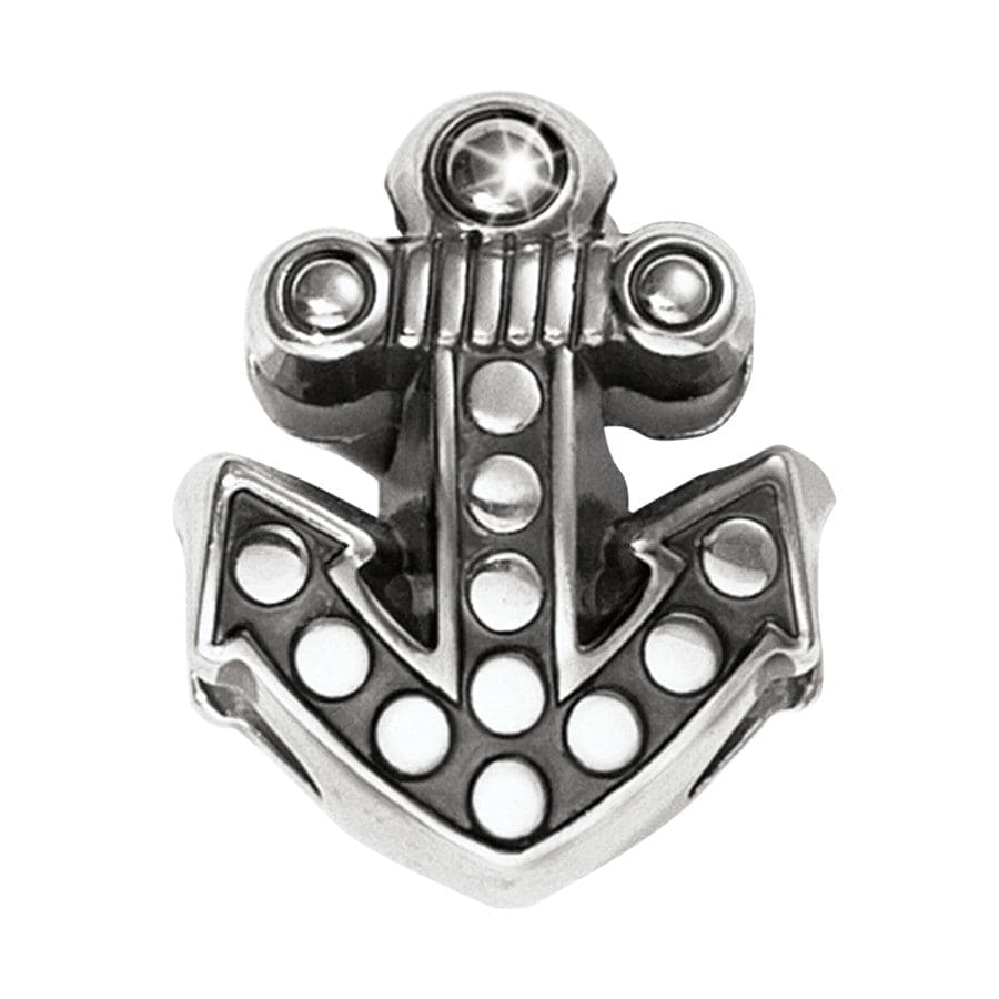 Ahoy Anchor Double Bead silver 3