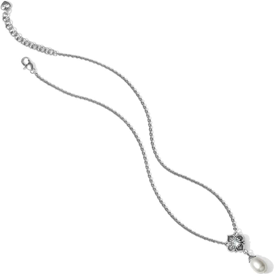 Alcazar Margaret Drop Necklace silver-pearl 3