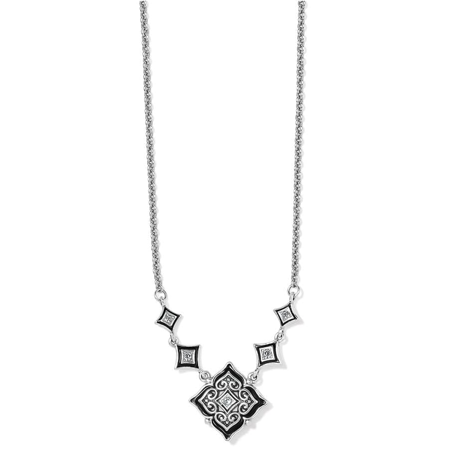 Alcazar Mystique Short Necklace silver-black 1