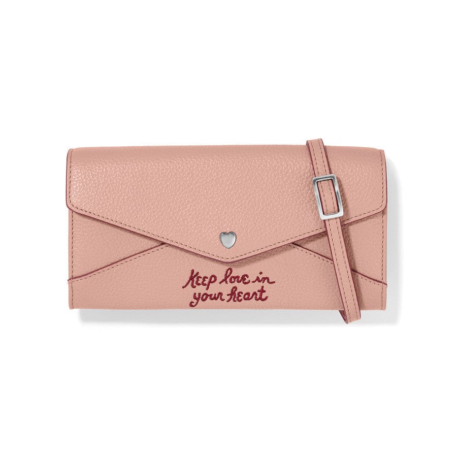 All My Lovin' Large Wallet pink-sand 1