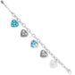 Amore Shades Hearts Charm Bracelet