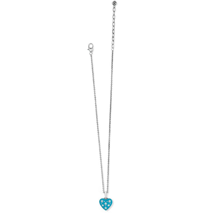 Amore Shades Joy Heart Necklace silver-blues 3