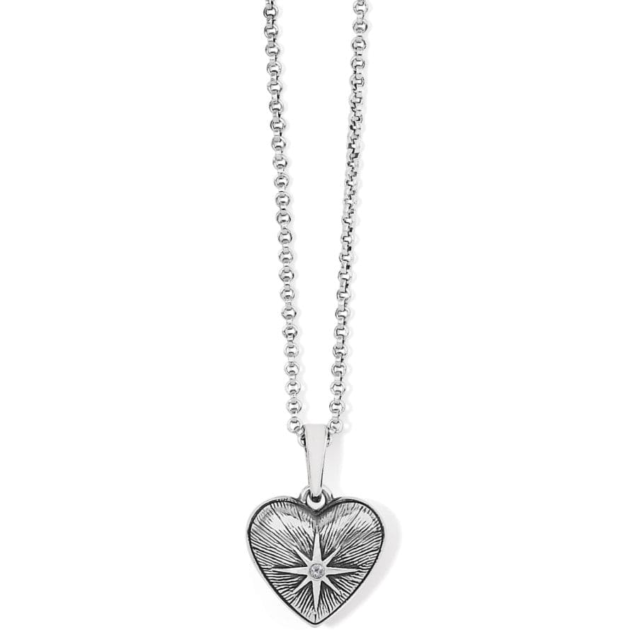 Amore Shades Sky Heart Necklace silver-blue 5