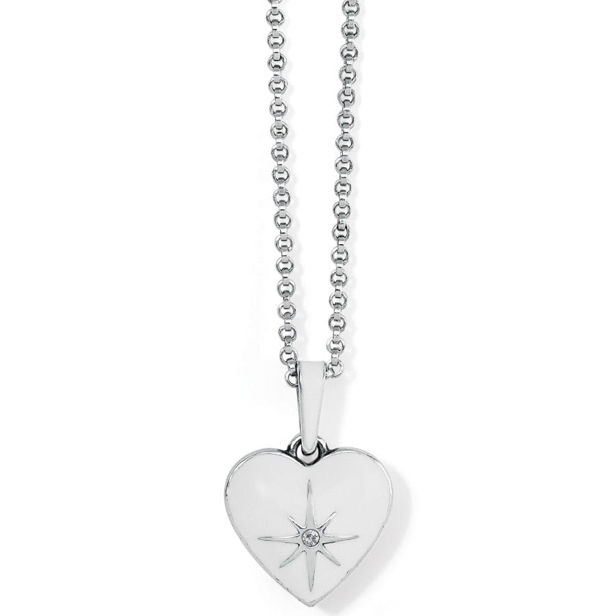 Amore Shades Sky Heart Necklace silver-white 1