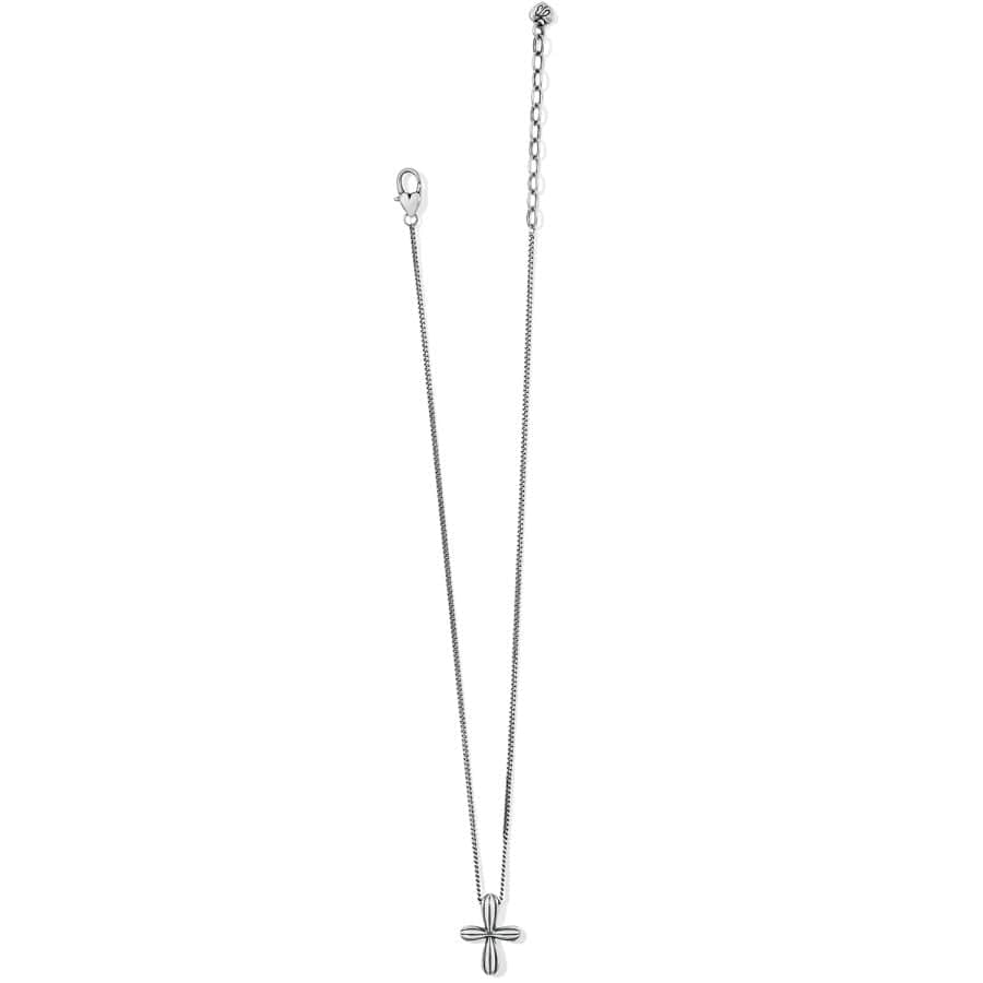 Amphora Petite Cross Necklace silver 2