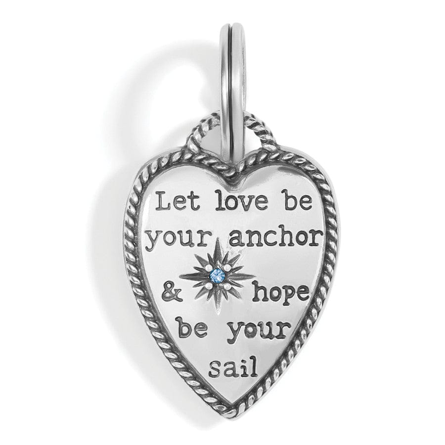Anchor And Soul Charm silver-blue 2